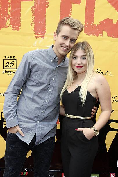 Bianca Heinicke an der Seite ihres Ex-Partners, dem YouTuber "Julienco" (Julian Cla&szlig;en).
