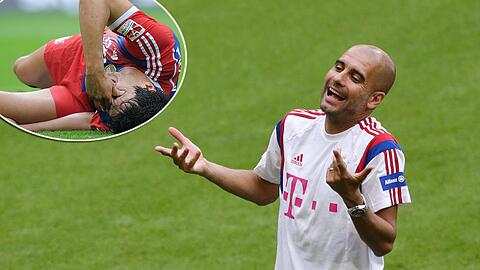 Bayern-Coach Pep Guardiola muss den Ausfall von Javi Martinez kompensieren.