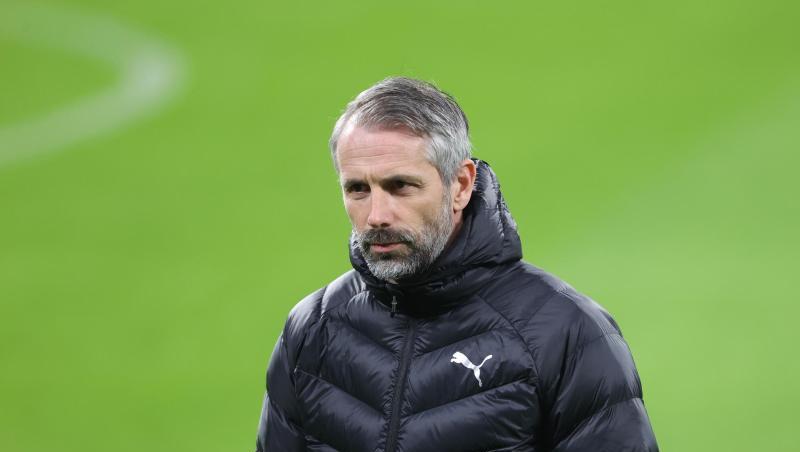 Trainer Marco Rose trifft mit Borussia Mönchengladbach im DFB-Pokal-Viertelfinale auf seinen künftigen Arbeitgeber Borussia Dortmund.