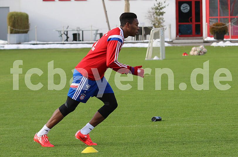 Steht wieder auf dem Trainingsplatz an der Säbener Straße: Bayern-Verteidiger David Alaba.