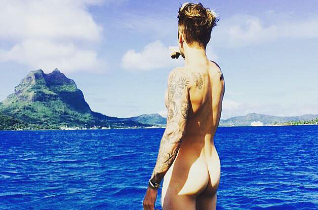 Justin Bieber zieht blank! Auf Instagram hat der Popstar seinen nackten Hintern gepostet.
