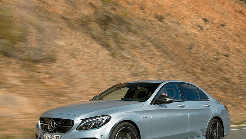 Der C 450 AMG 4Matic mit vergleichsweise bescheidenen 367 PS Der C 450 AMG 4Matic mit vergleichsweise bescheidenen 367 PS