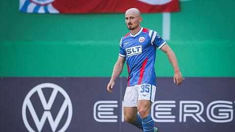 Schoss sein erstes Tor für Hansa Rostock: Neuzugang Maximilian Krauß.