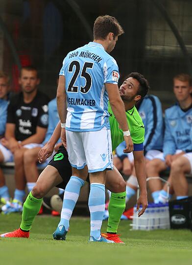 Gary Kagelmacher und Gregorio Junior De Souza geraten aneinander.