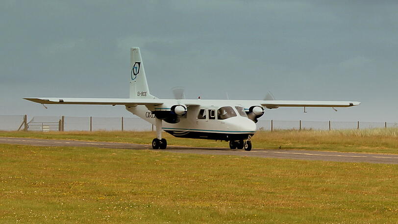 Connemara nach Inis Meáin (Flugzeit gemäß Flugplan: 8 Minuten).