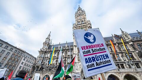 Vielerorts in der M&uuml;nchner Innenstadt wird es in den Tagen um die Sicherheitskonferenz Demonstrationen geben. (Archivbild)