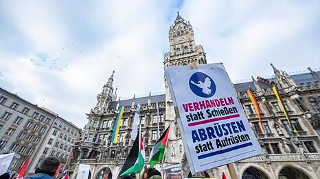 Vielerorts in der M&uuml;nchner Innenstadt wird es in den Tagen um die Sicherheitskonferenz Demonstrationen geben. (Archivbild)