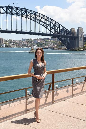 Angelina Jolie beim Photocall ihres neuen Films "Unbroken" in Sydney