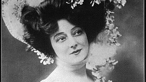 Teil der Forschung: Schauspielerin Anna Held. Teil der Forschung: Schauspielerin Anna Held.