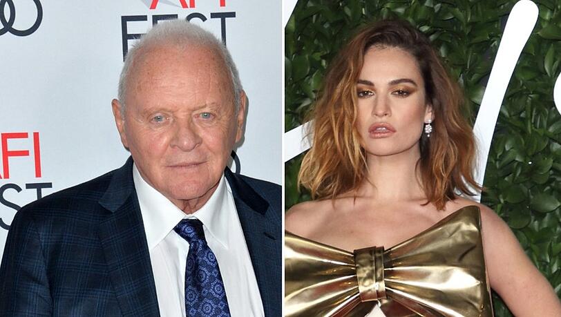 Anthony Hopkins und Lily James sind ebenfalls Präsentatoren bei der diesjährigen Oscar-Verleihung.