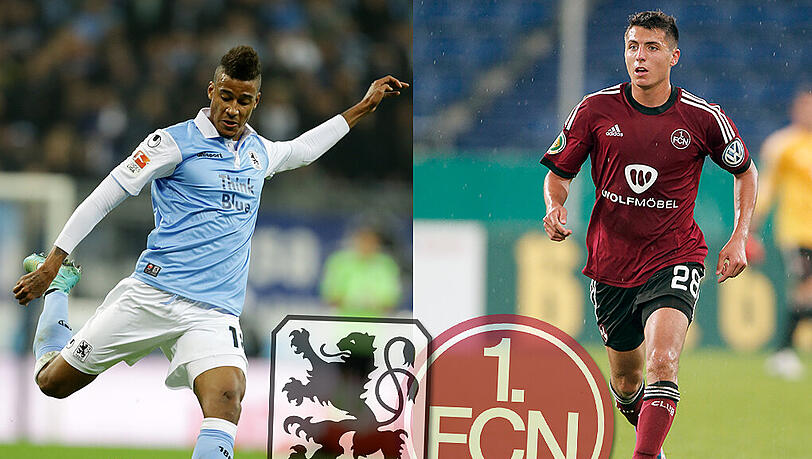 Spielte früher beim Club: Löwe Martin Angha, der am Montag auf seinen Ex-Club (hier vertreten von Spielmacher Alessandro Schöpf) trifft Spielte früher beim Club: Löwe Martin Angha, der am Montag auf seinen Ex-Club (hier vertreten von Spielmacher Alessandro Schöpf) trifft