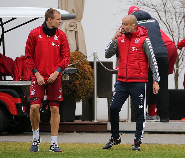 Guardiola muss nach den Ausfällen in der Innenverteidigung vor allem auf Holger Badstuber vertrauen.