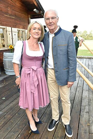 Franz Beckenbauer und Frau Heidi