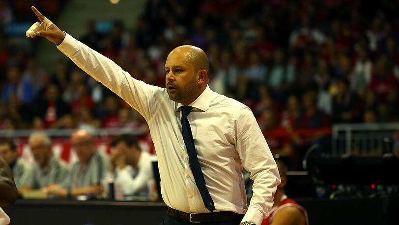 Yannis Christopoulus, Trainer der Basketballer des FC Bayern. Yannis Christopoulus, Trainer der Basketballer des FC Bayern.