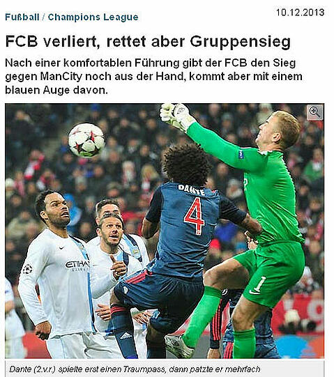 Das Portal "Sport1".