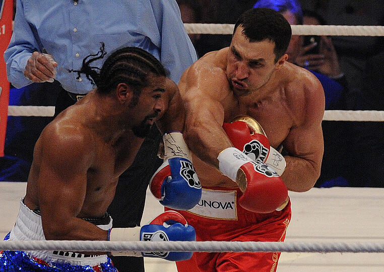 Wladimir Klitschko in seinem Reich, dem Ring