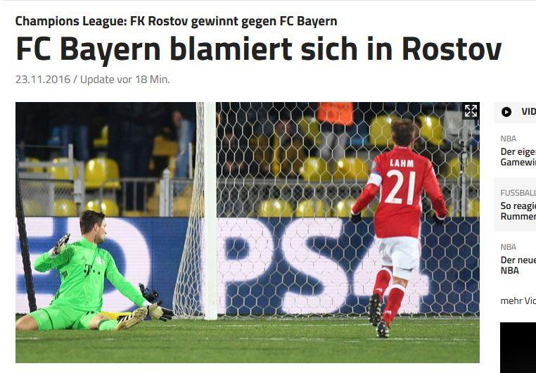 Sport 1: Nur zwei Tore geschossen und drei kassiert - die Bayern blamieren sich.