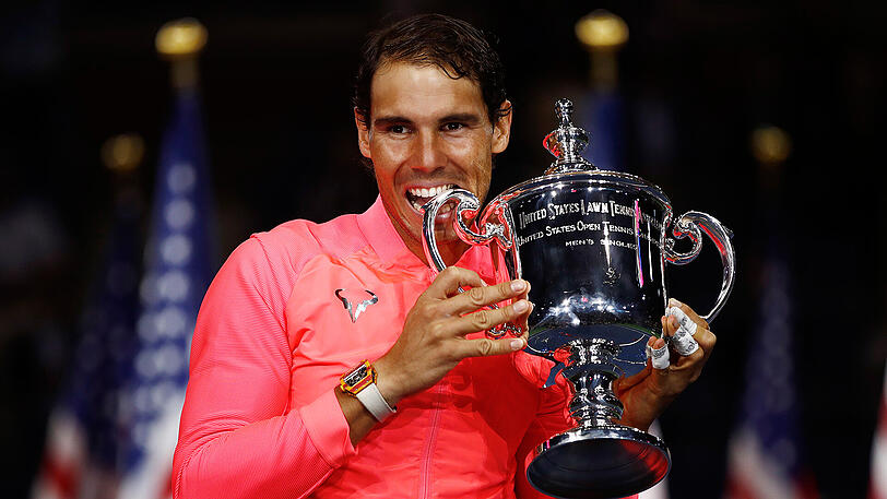 Holte sich in New York den zweiten Grand-Slam-Titel dieses Jahr: Der Spanier Rafael Nadal.