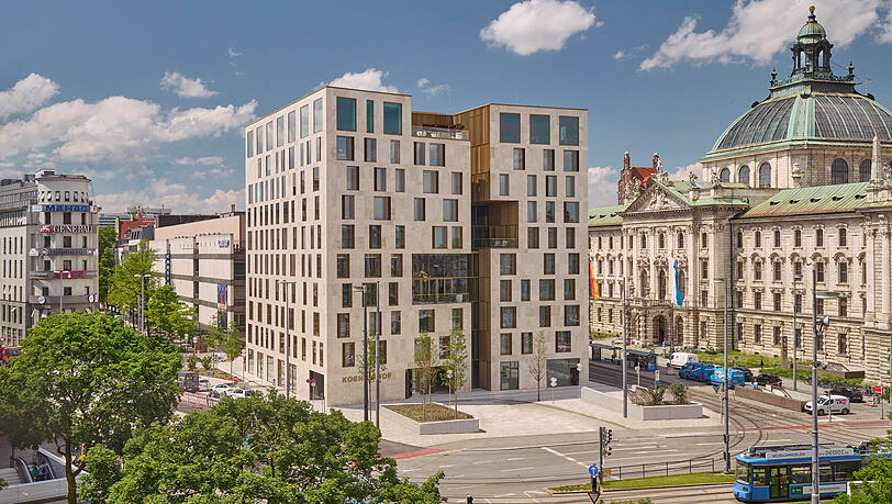 Der Koenigshof in M&uuml;nchen am Karlsplatz hat 2024 er&ouml;ffnet und geh&ouml;rt ebenfalls zu Marriots Luxus-Kollektion.