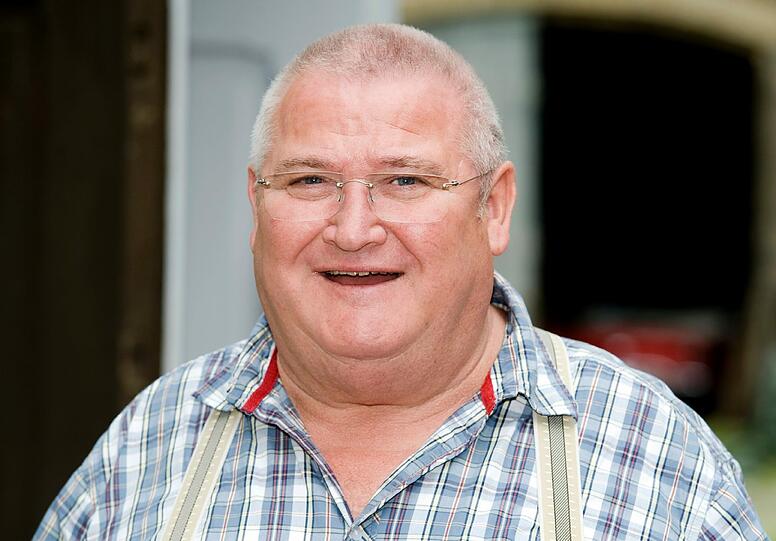 Horst Krause bei Dreharbeiten des Fernsehfilms «Krauses Braut» am 20.07.2011 in Gröben (Landkreis Teltow-Fläming).
