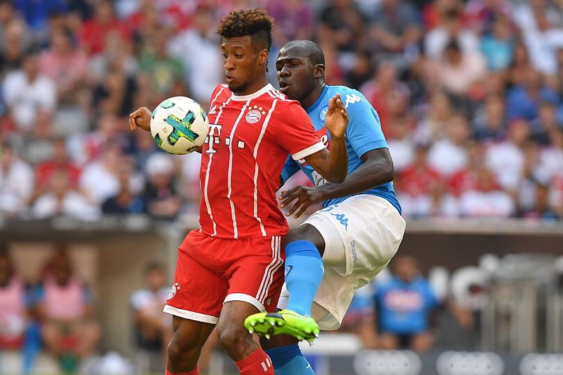 KINGSLEY COMAN NOTE 4
Ein paar nette Dribblings, dann parierte Keeper Sepe seinen Schuss (7.). Wie so oft fehlte die Effizienz beim jungen Franzosen.