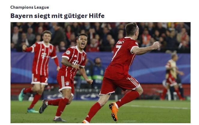 sueddeutsche.de sieht gütige Hilfe der Spanier.