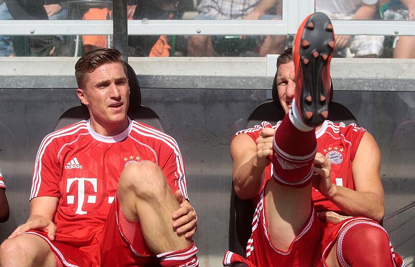 Tobias (l) und Bastian Schweinsteiger.
