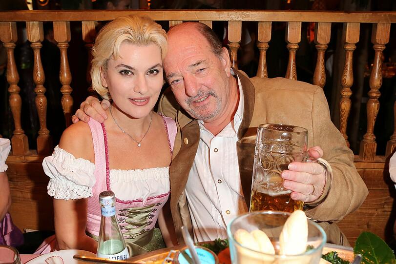 Im Hippodrom schlemmte auch Ralph Siegel mit seiner Frau Kriemhild.