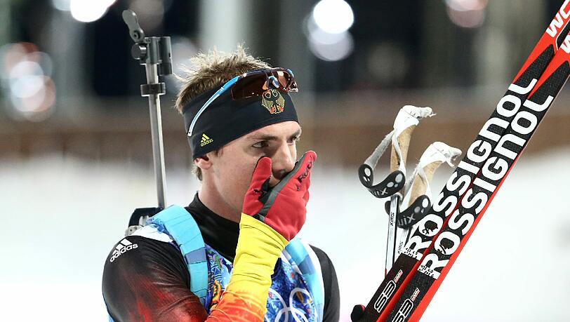 Bei der Olympia-Premiere gehen die deutschen Biathleten im Mixed-Wettbewerb leer aus. Am Ende Platz vier für das deutsche Quartett. Bei der Olympia-Premiere gehen die deutschen Biathleten im Mixed-Wettbewerb leer aus. Am Ende Platz vier für das deutsche Quartett.