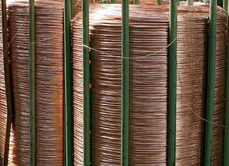 Buntmetalle aller Art werden aufgrund ihres Werts immer häufiger geklaut. Im Bild: Spindeln mit Kupferdraht