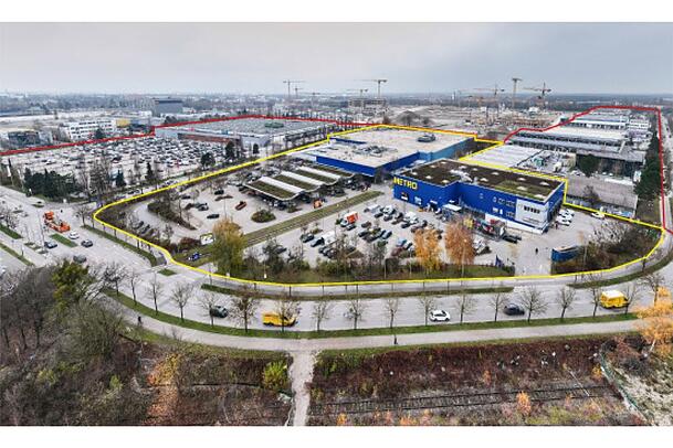 Gelb umrandet ist das Gebiet des Projektumgriffs. Dahinter entsteht das Neubaugebiet Neufreimann. Gelb umrandet ist das Gebiet des Projektumgriffs. Dahinter entsteht das Neubaugebiet Neufreimann.