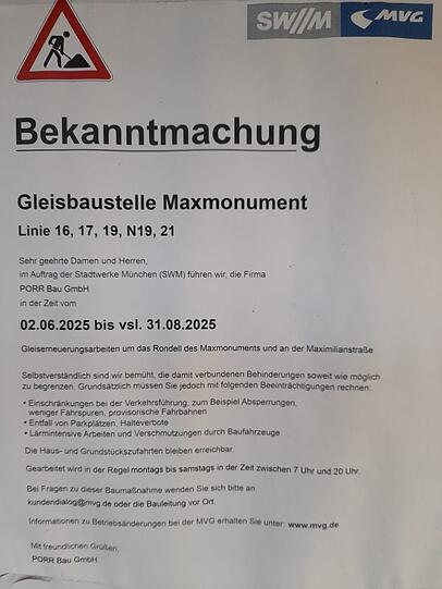 Ursprünglich sollten die Gleisbauarbeiten bis Ende August dauern.