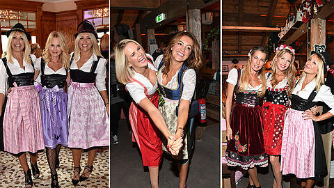 Geballte Blondinen-Power im Käfer-Zelt: Am Mittwochabend feierten Monica Ivancan, Giulia Siegel, Sonja Kiefer, Maria Vidal, Aysen Bitzer, Annette Zierer und Sabine Piller mit den Zwillingsschwestern und Hairstylistinnen Ayse Auth und Hatice Nizam. Die schönsten Bilder sehen Sie hier.