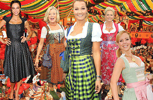 Damen-Wiesn im Hippodrom: Viele prominente Frauen haben sich von Regina Sixt auf die Wiesn einladen lassen. Darunter Jutta Speidel, Franziska van Almsick und Claudia Effenberg. Klicken Sie durch die Promi-Bilder.