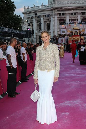 Ohne Allüren unterwegs: Melanie Griffith.