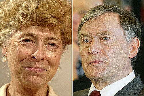 Gesine Schwan und Horst Köhler.