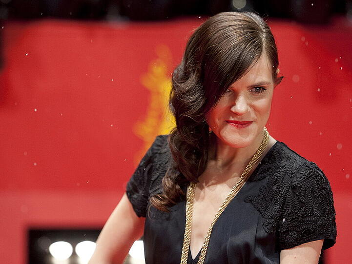 Fritzi Haberlandt auf dem roten Teppich der Berlinale 2013
