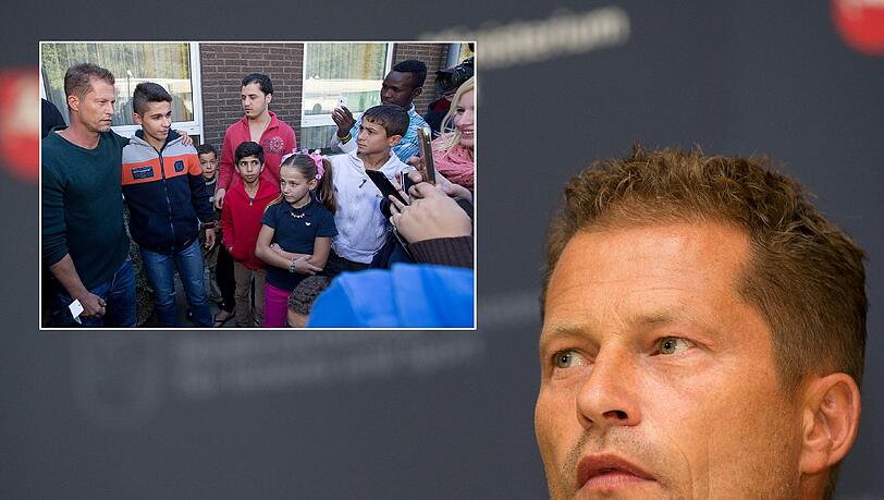 Til Schweiger hat am Mittwoch ein Flüchtlingsheim in Osnabrück besucht. Til Schweiger hat am Mittwoch ein Flüchtlingsheim in Osnabrück besucht.