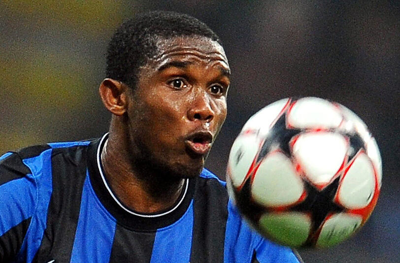 Spielt bald wieder für seinen früheren Trainer José Mourinho: Samuel Eto'o geht zum FC Chelsea.