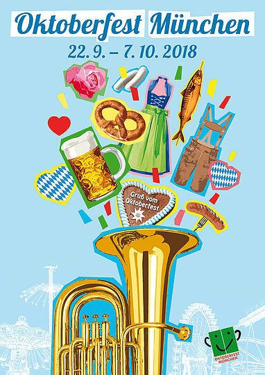 Oktoberfest-Plakat-Entwurf.