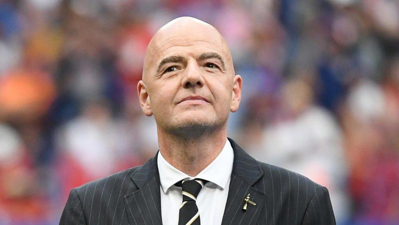 Gianni Infantino steht in einem Stadion. Foto: Sebastian Gollnow/dpa/Archivbild Gianni Infantino steht in einem Stadion. Foto: Sebastian Gollnow/dpa/Archivbild