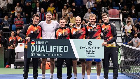 Die deutschen Tennis-Herren bestreiten ihre Gruppenspiele in China.