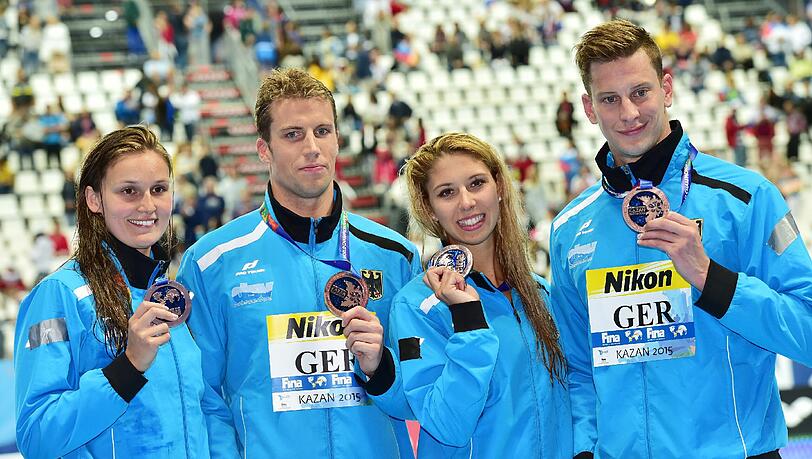Bronze für die Mixed-Staffel. Bronze für die Mixed-Staffel.