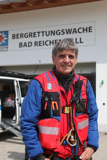 Regionalleiter der Bergwacht Chiemgau und im Berchtesgadener Land: Klaus Burger.