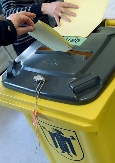 Bilder von der Stichwahl in München