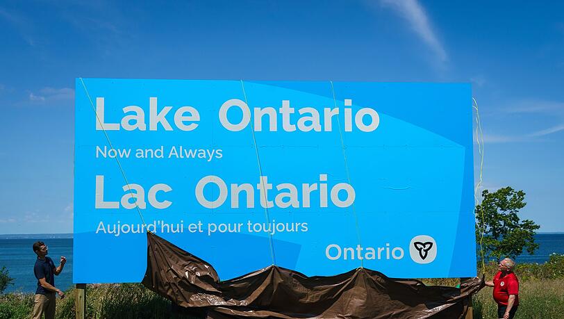 Für Doug Ford ist klar: Der Grenzsee wird immer Lake Ontario heißen. Für Doug Ford ist klar: Der Grenzsee wird immer Lake Ontario heißen.