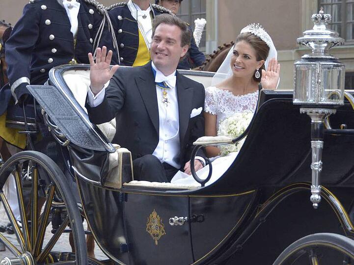 Teure Traumhochzeit: Madeleine und Chris O'Neill im Juni 2013