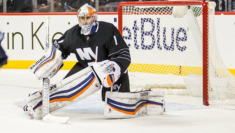 Seit 2015 bei den New York Islanders: Thomas Greiss. Seit 2015 bei den New York Islanders: Thomas Greiss.