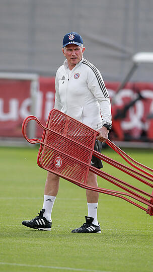 Die Bayern beim Abschlusstraining am Dienstag vor dem Kracher gegen Real Madrid. Klicken Sie sich durch die Bilder.