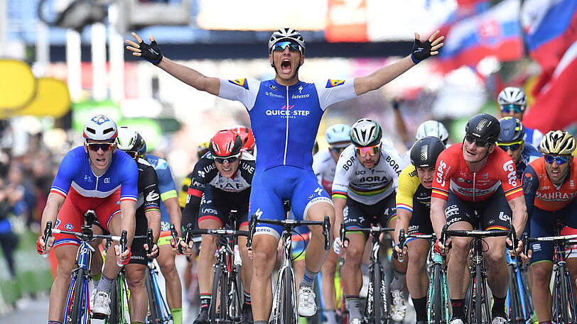 Marcel Kittel gewann die zweite Etappe der Tour de France 2017 in Lüttich.